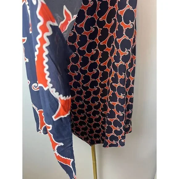 SOLD Anthropologie Dhruv Kapoor Swirled Abstract Midi Skirt Sz. S - Picture 10 of 10